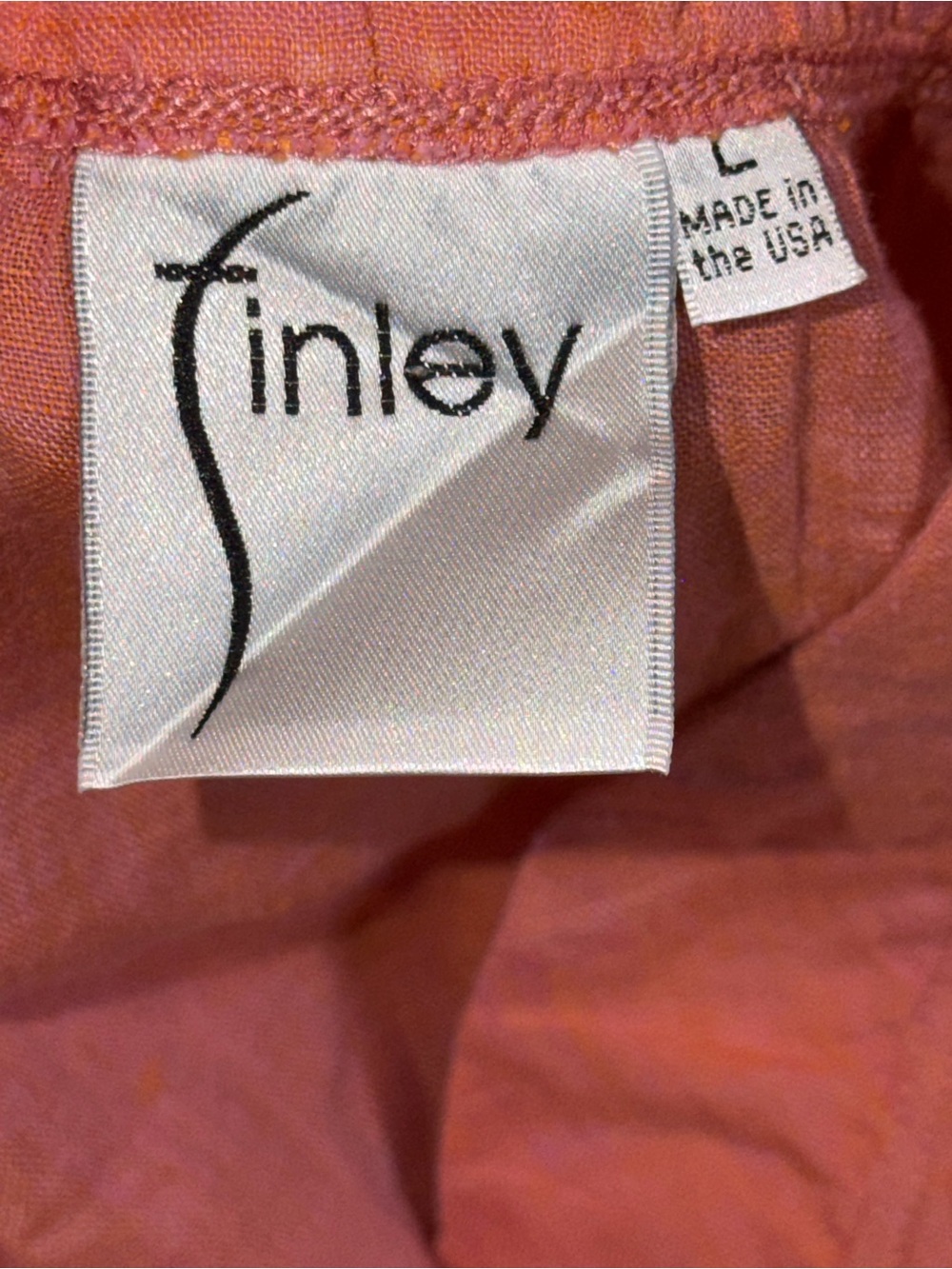 NWOT Finley Crosby Poplin Top Size L - Picture 4 of 6